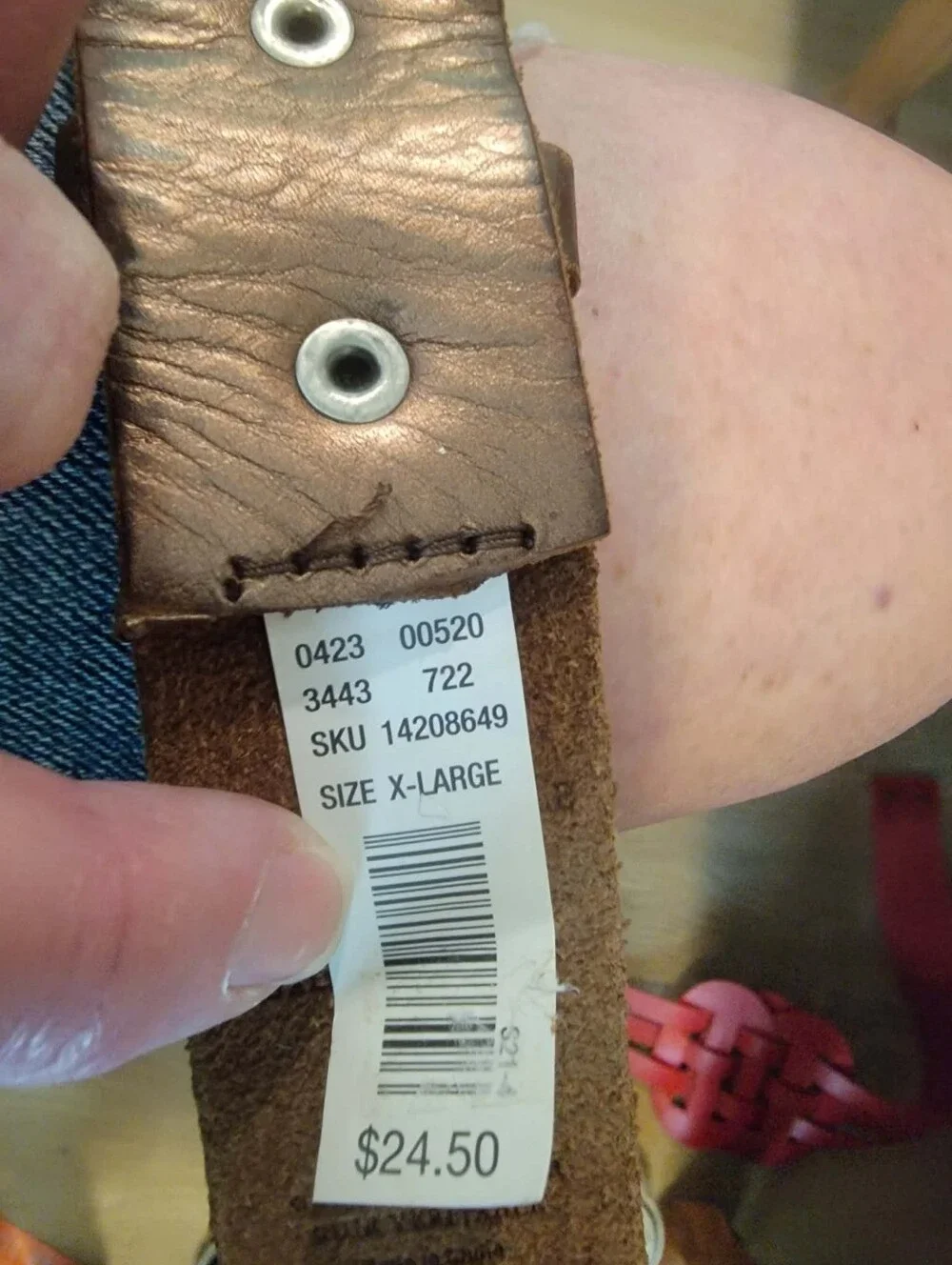 American Eagle Outfitters Size XL Leather Belt